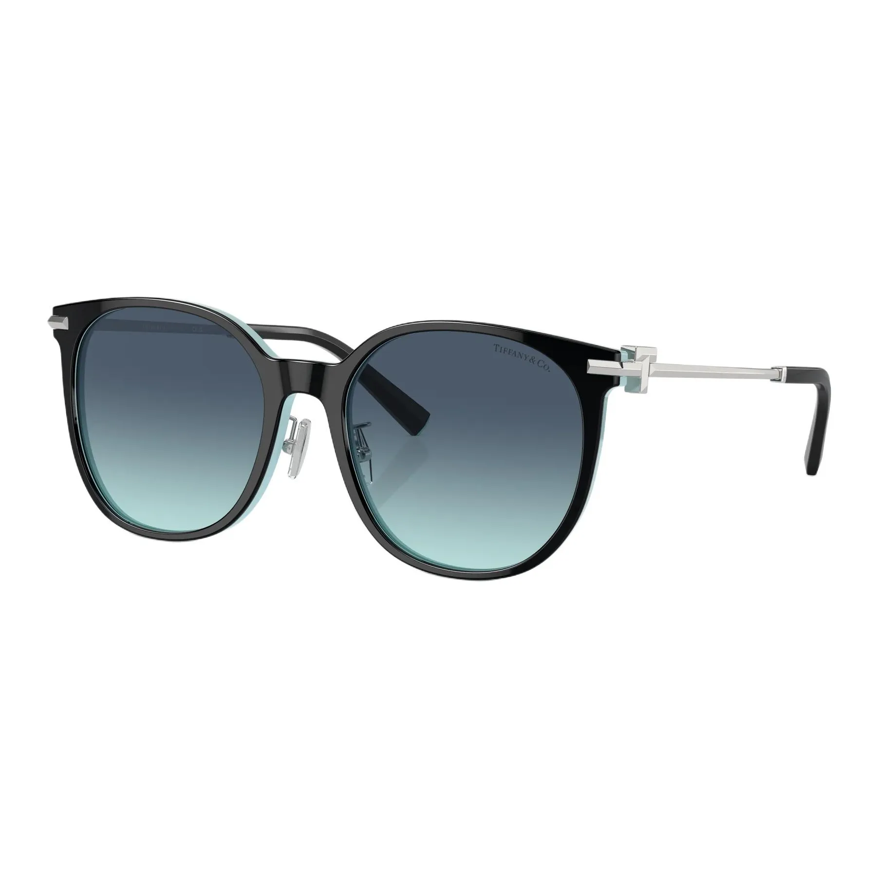 TIFFANY CO. Ацетат Нерегулярная форма Солнцезащитные очки Женские Бирюзовый