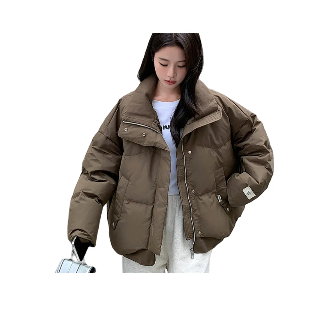 Cotton Gene Хлопковый пуховик женский