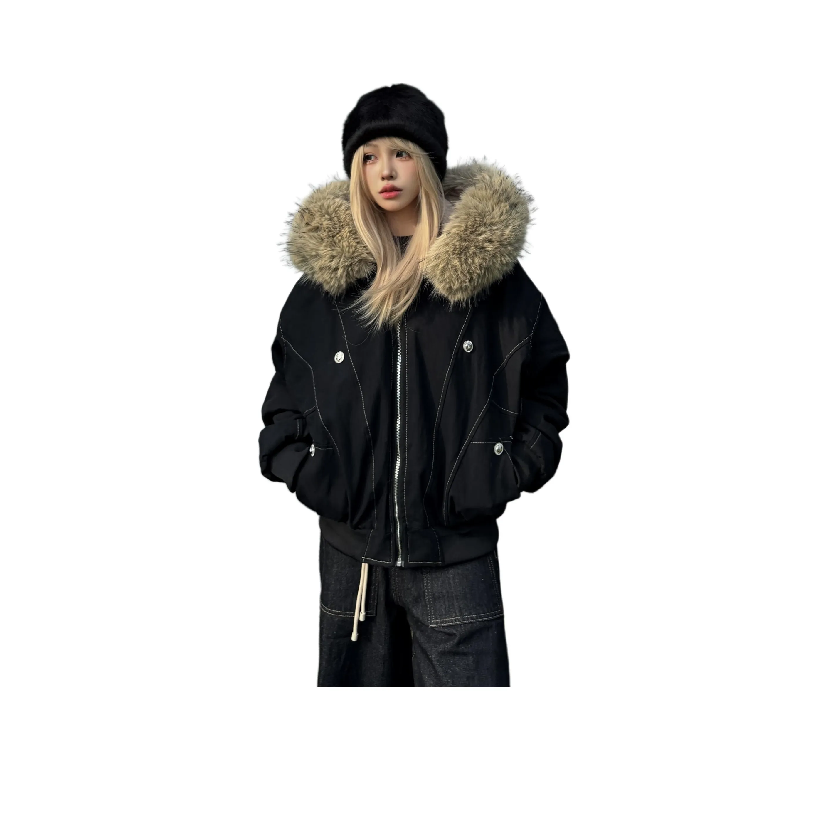 LANGQING Женские пуховики