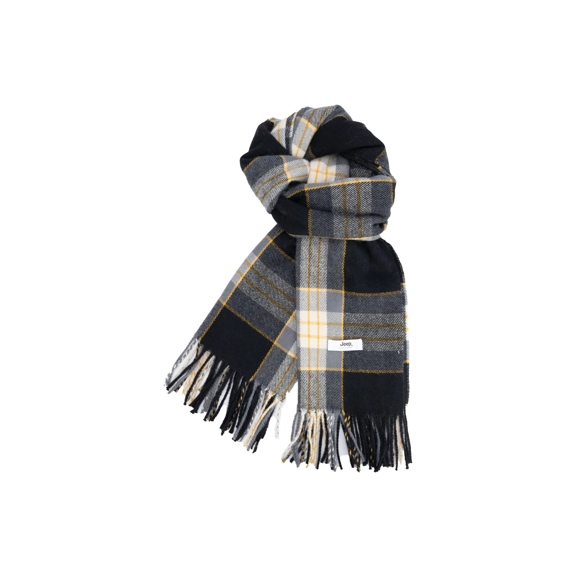 Jeep Полиэстер Трикотаж Шарфы Унисекс Белый Туманный Красный Пыль Лесной Зеленый