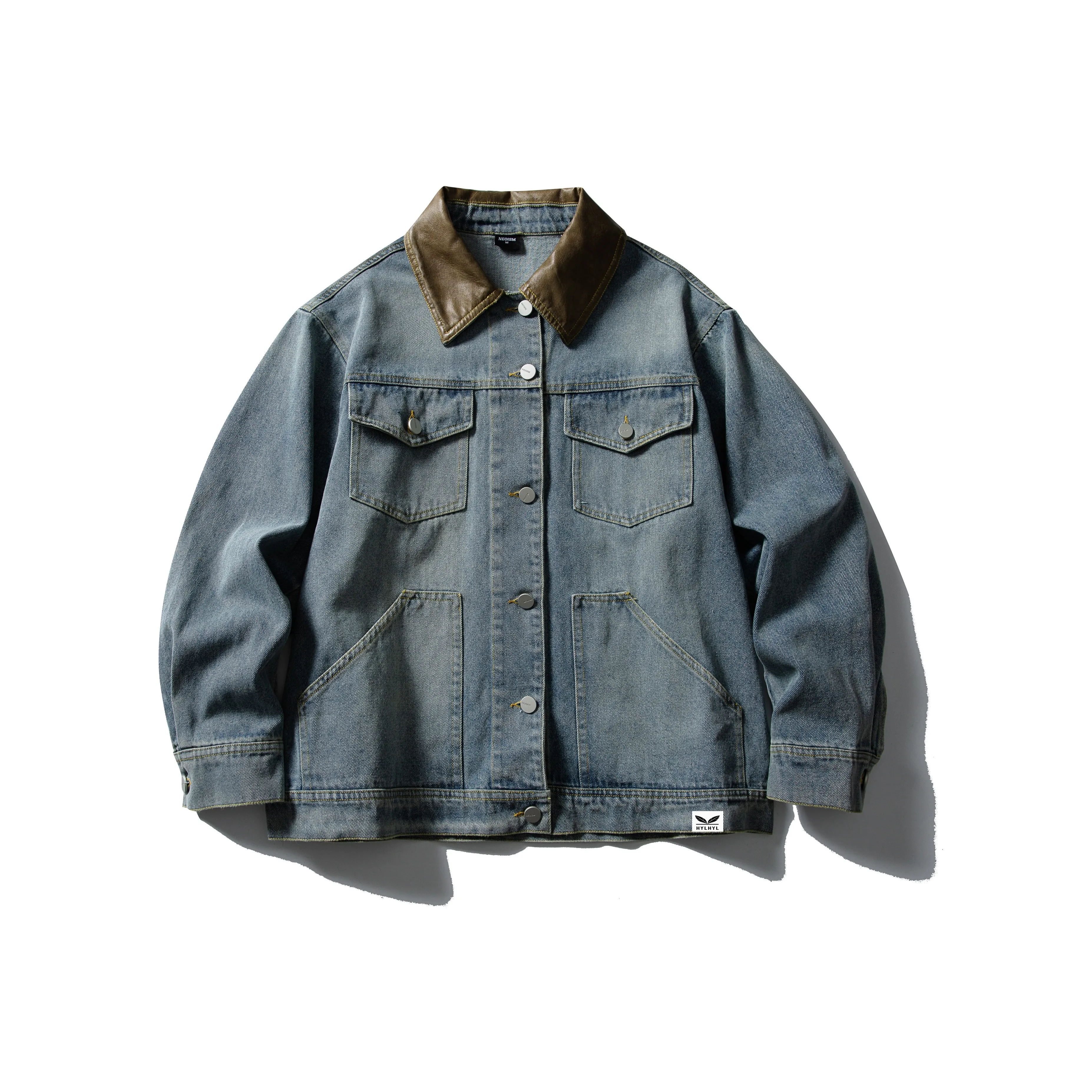 HYLHYL Синий Унисекс Джинсовые куртки