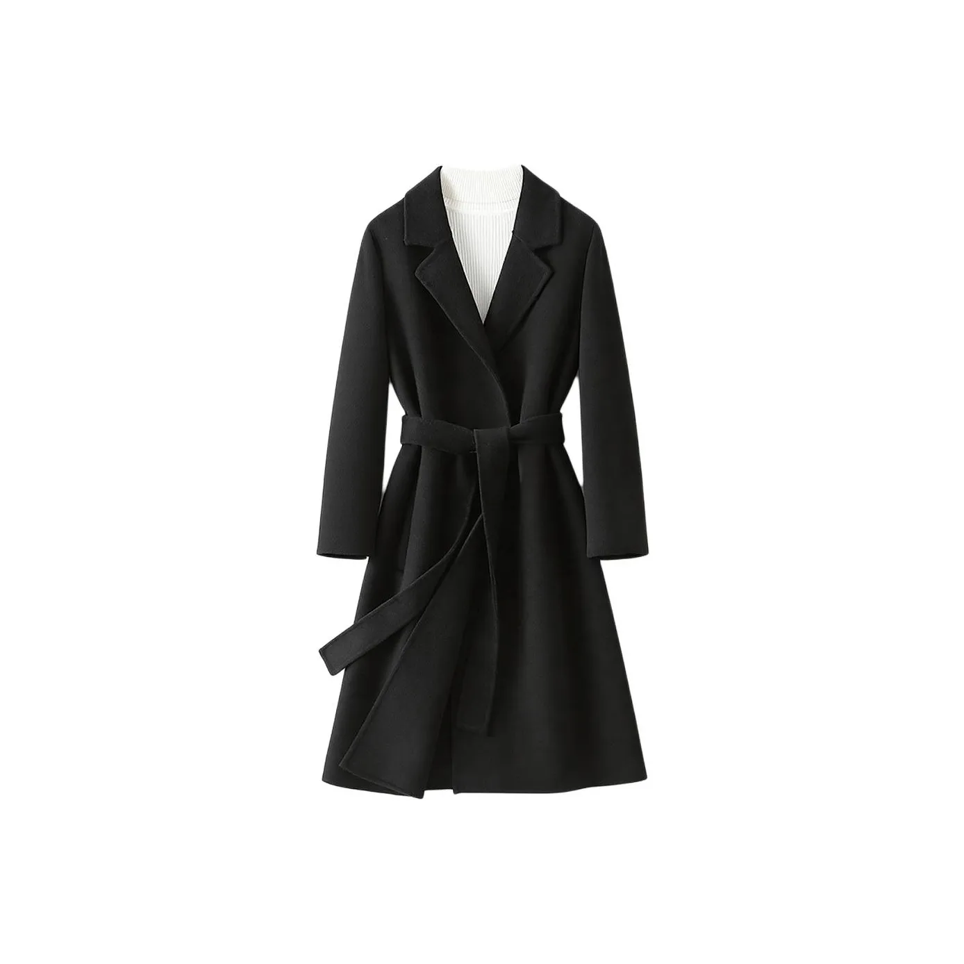 ONE SHALLOW Черное Женское Пальто