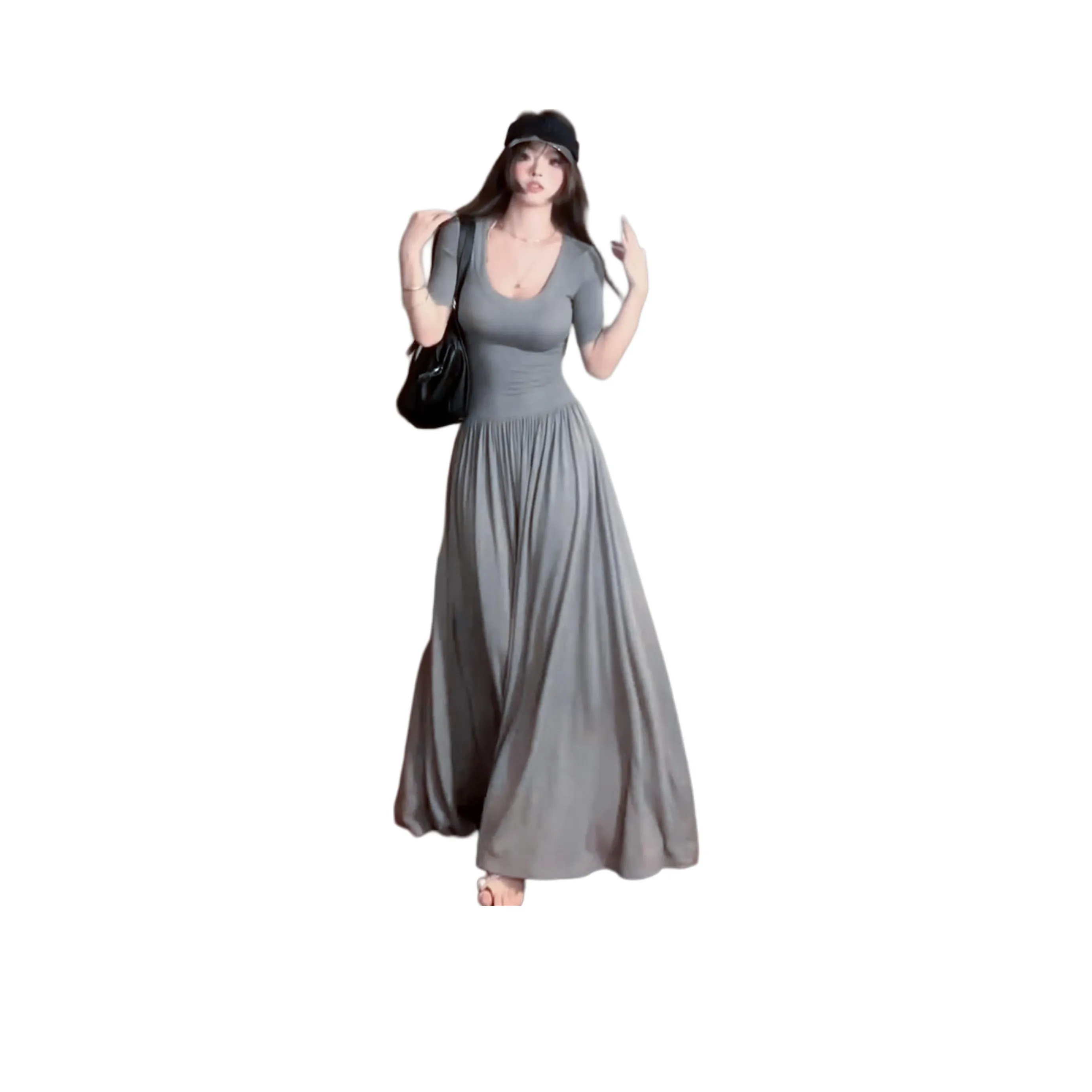 GOSO Короткий рукав платье женское