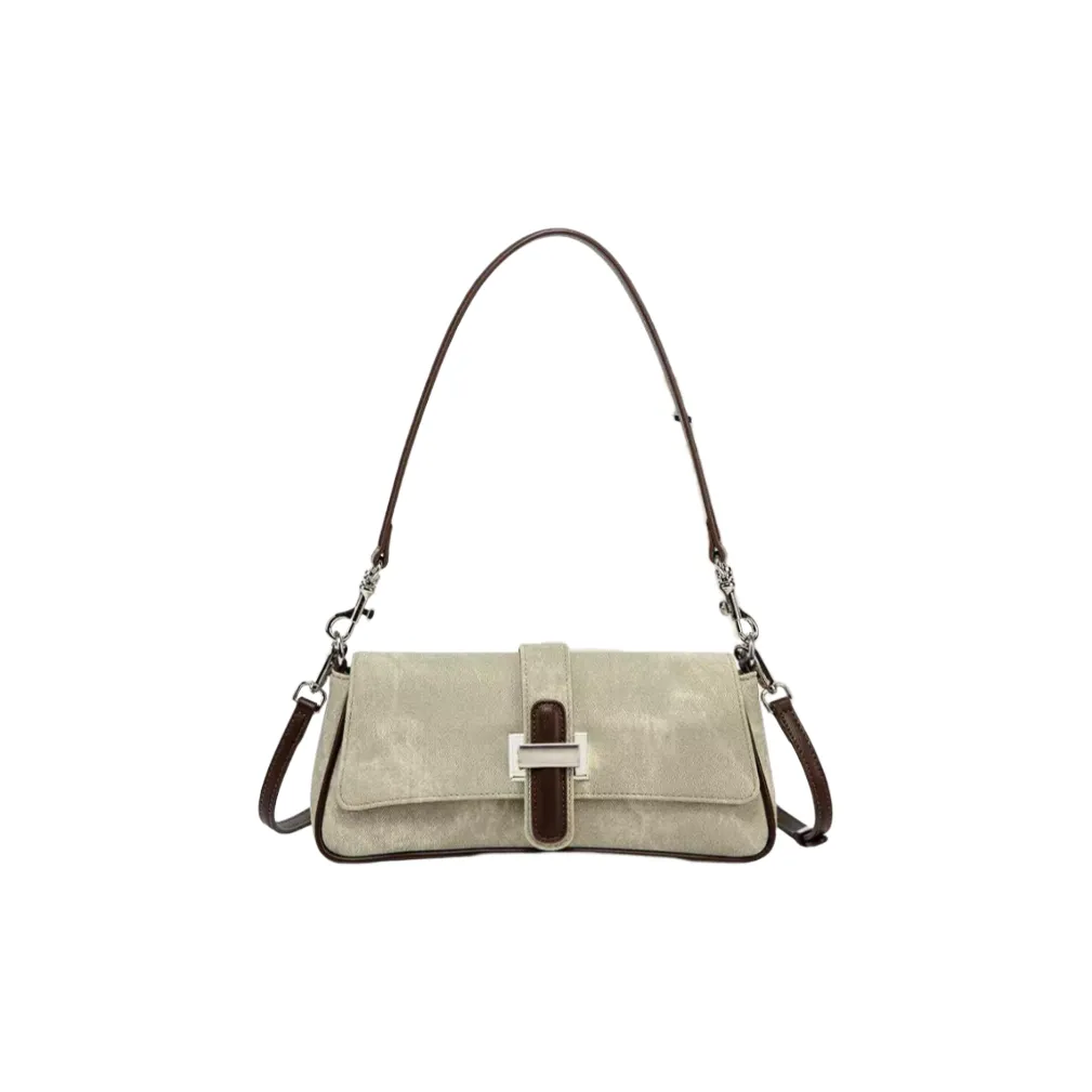 NATTY Вельвет Сумка через плечо Женская PURE Ice Бежевый Деним Темный Кофейный