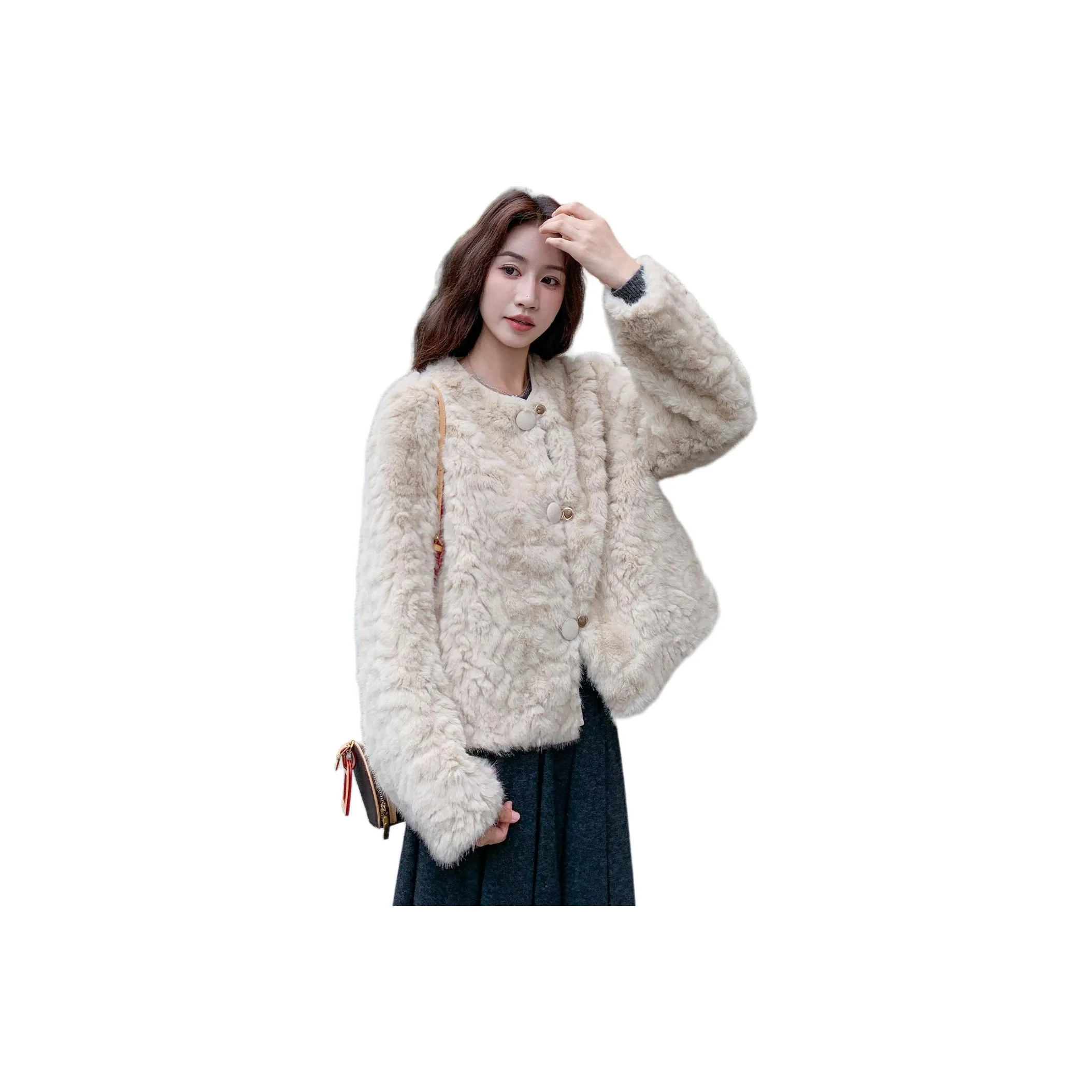 MEXICAN Бархат Feel Пальто Женское