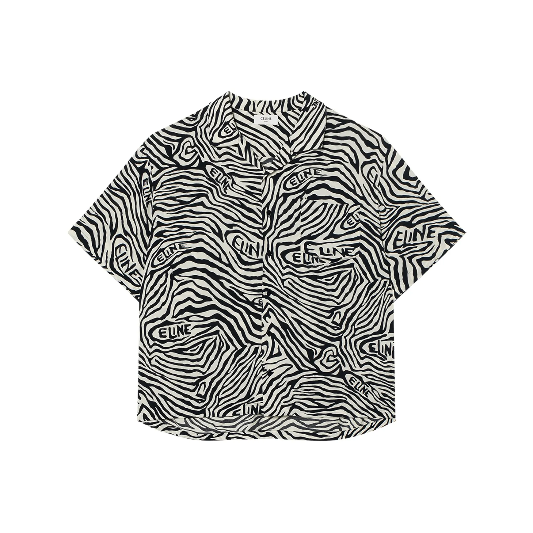 CELINE Новый MEN'S COLLECTION Мальчик Кукла Рубашка Мужской Черный