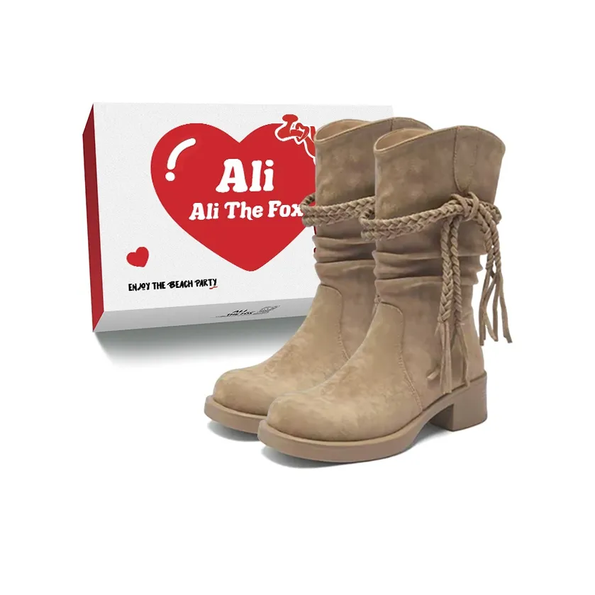 Али Тх Фокс Винтажный Дизайн Модные Ботильоны Женские