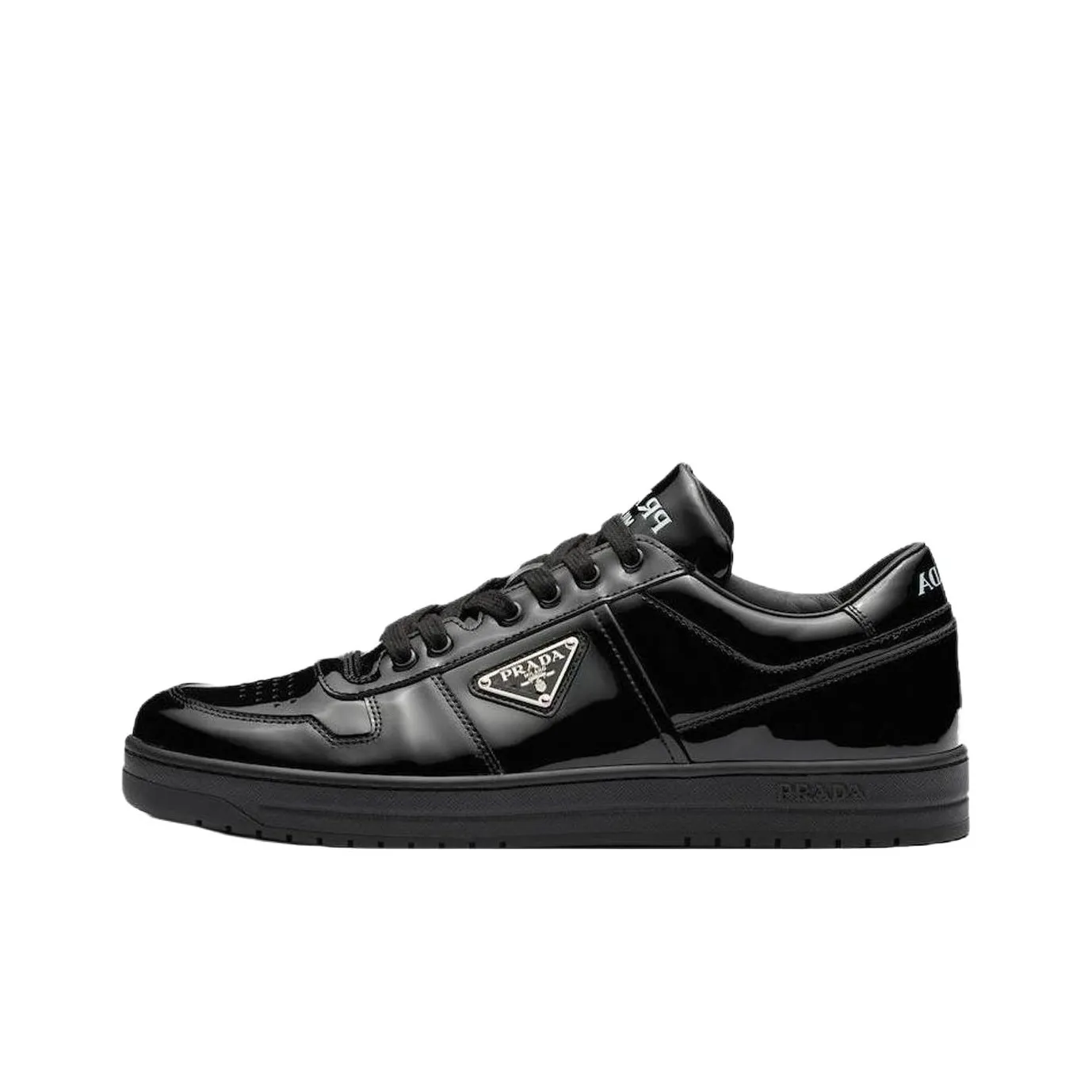 PRADA Downtown Skateboard Shoes Men Low Top Black
