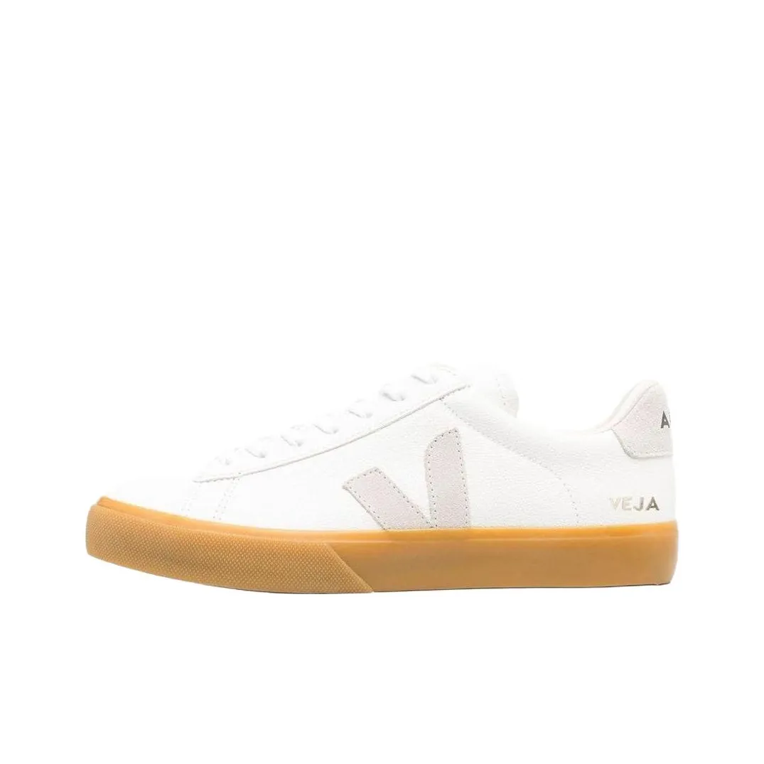 VEJA Campo Low Топ Скейтборд Кроссовки Унисекс Белый Серый