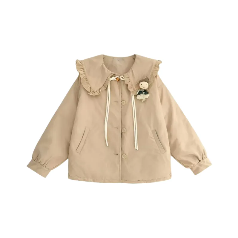 ZEKIKO STUDIO Хлопковый пуховик женский