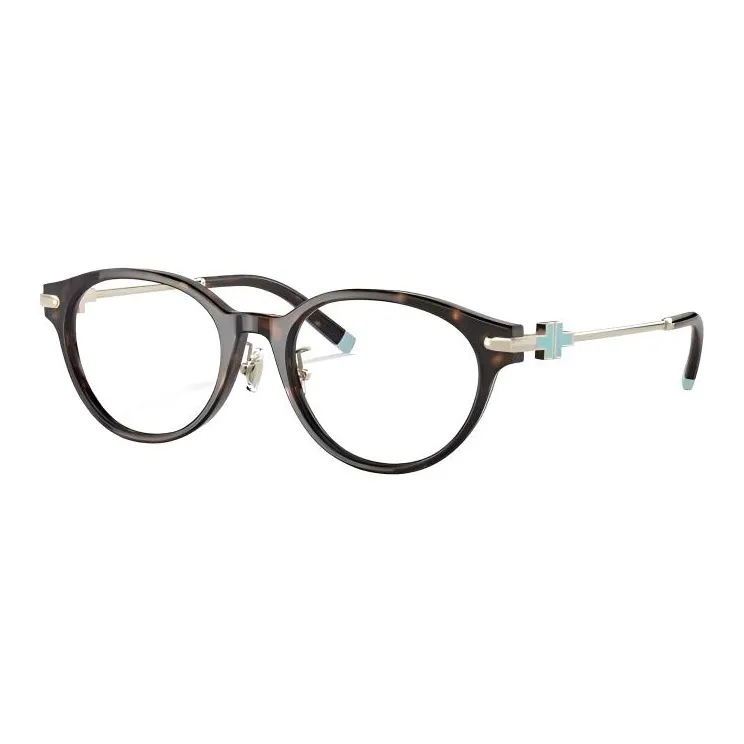 TIFFANY CO. Пластина And Металл Овал Оправы для очков Унисекс Черепаховый