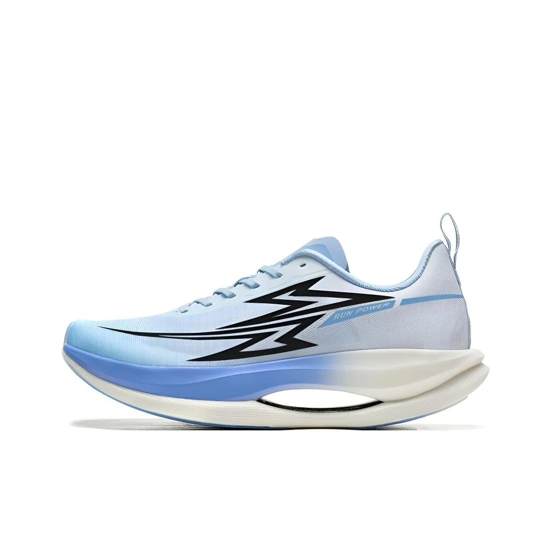 Dynamic Power Шокабсорберы Устойчивые к износу Противоскользящие Марафон Беговые кроссовки Унисекс Небесно-голубой