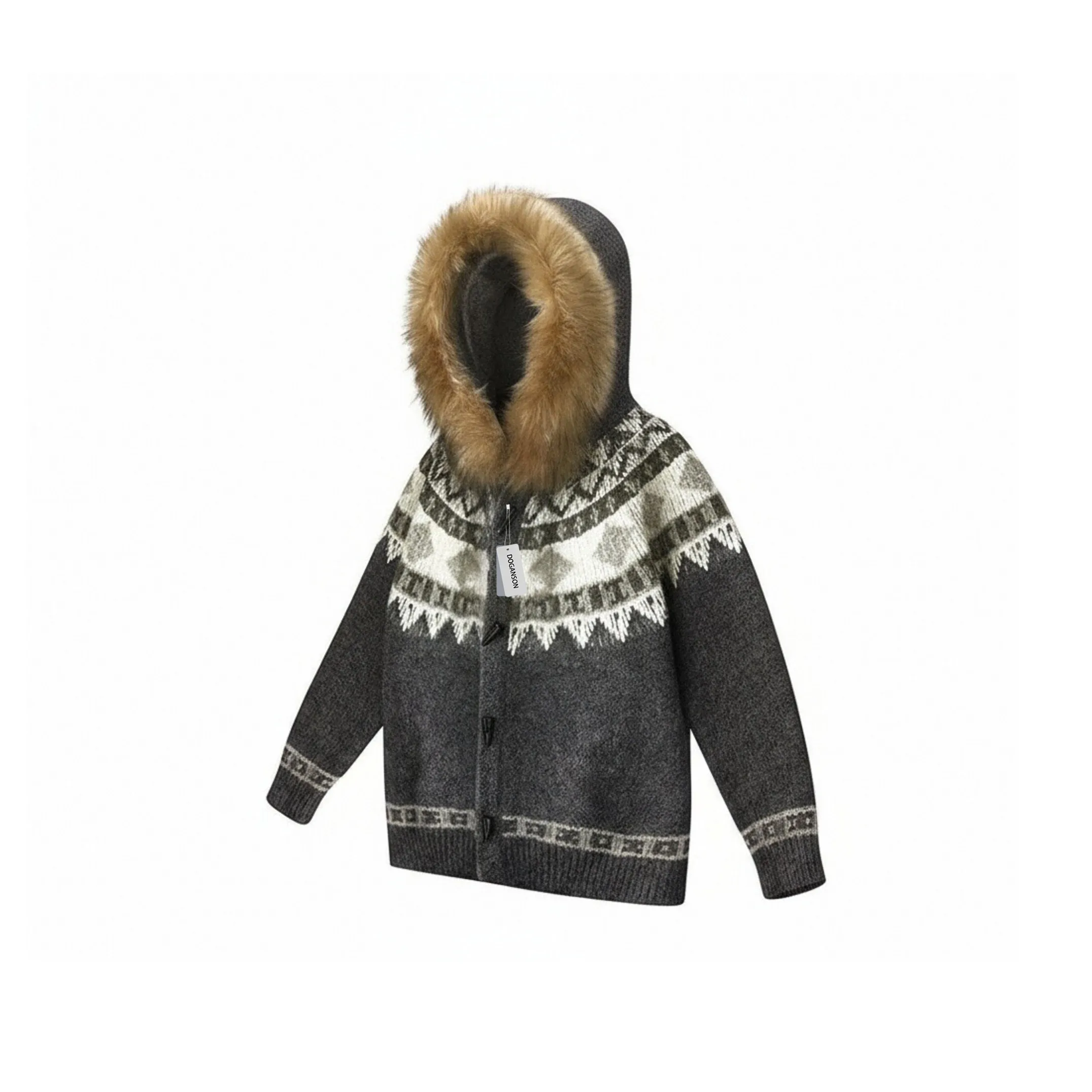 DOGANSON Темно-серый унисекс трикотаж