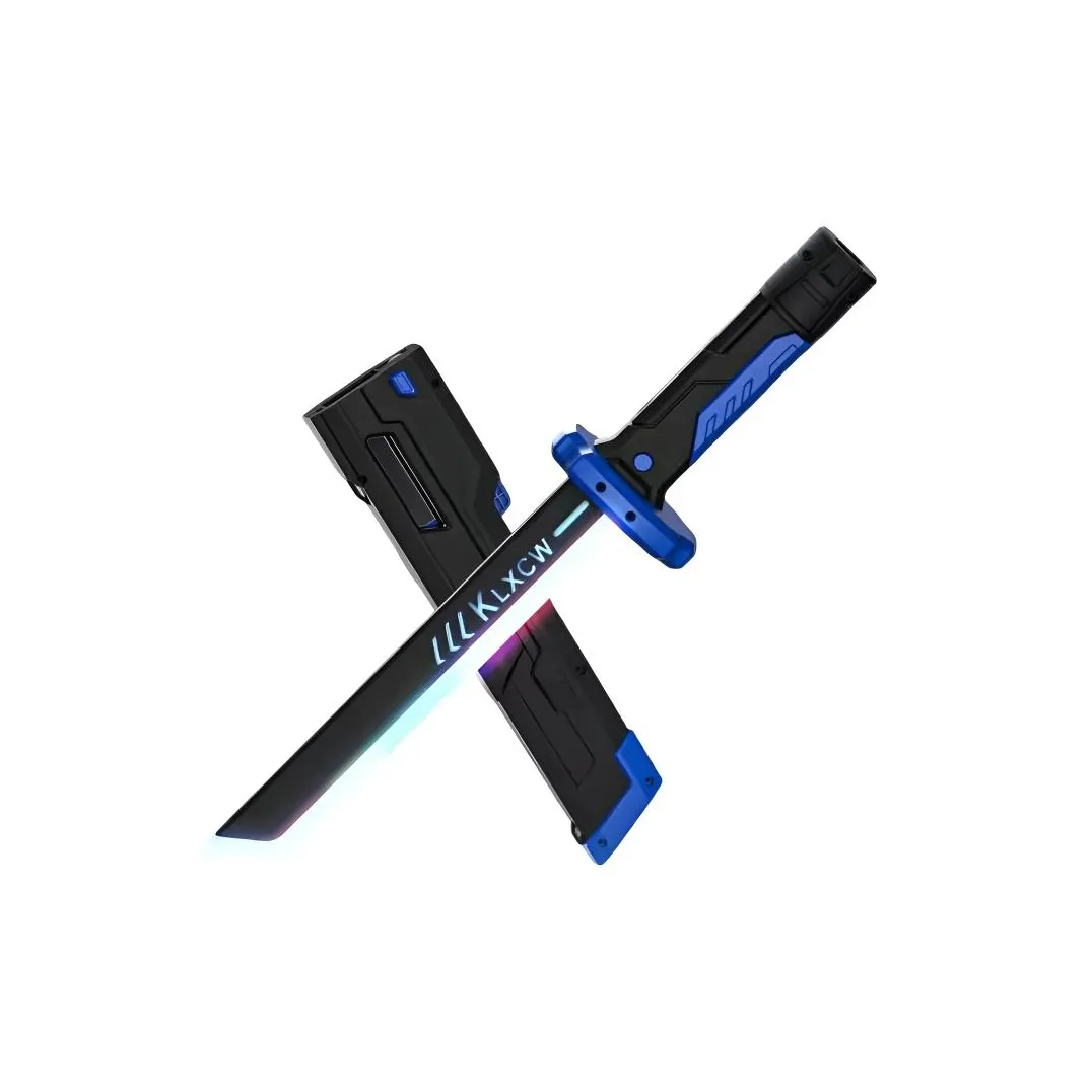 LISA Креативный Flintstone Свет Saber с Seven Цветом Переключение DUAL Лезвий Свет Вверх Игрушки