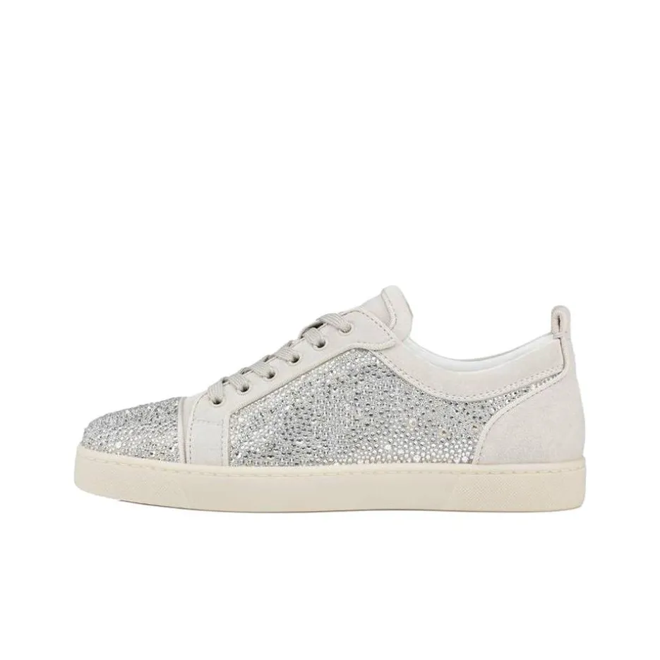 Christian Louboutin Skateboard Shoes Men Low-Top Beige