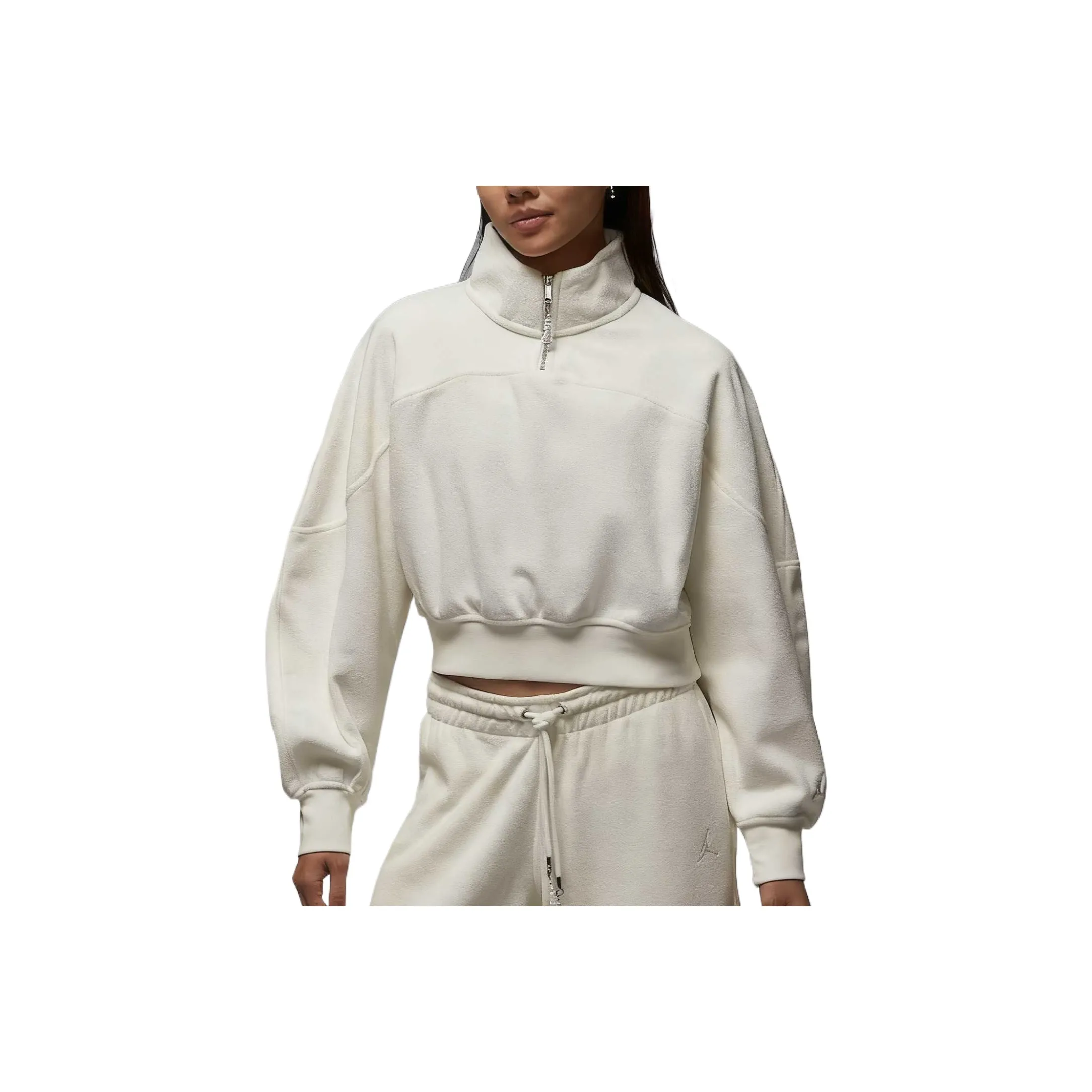 Jordan Flight Fleece Женские Quarter Zip Топ Свитшот Женские