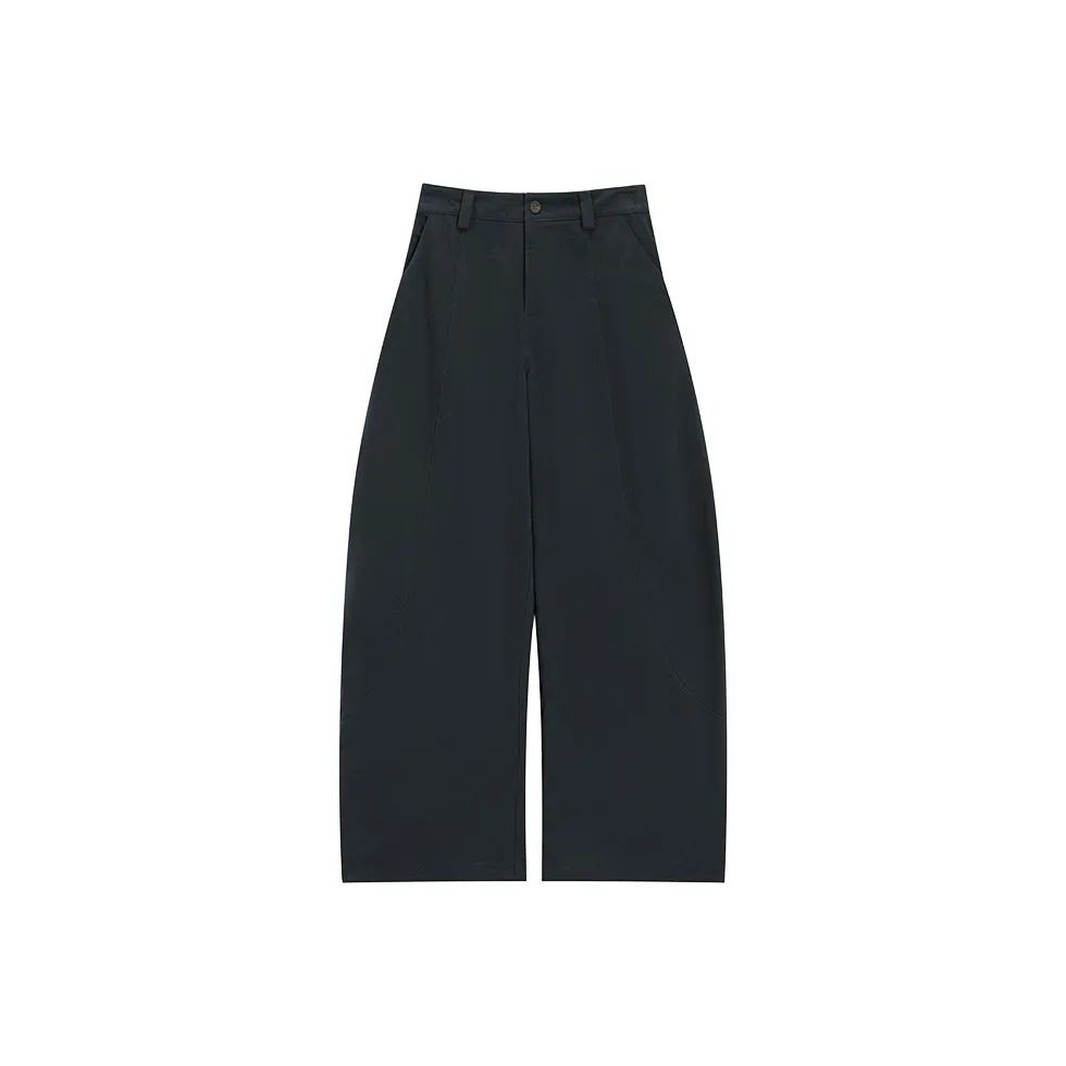 PIANDUAN Темно-синие женские повседневные штаны