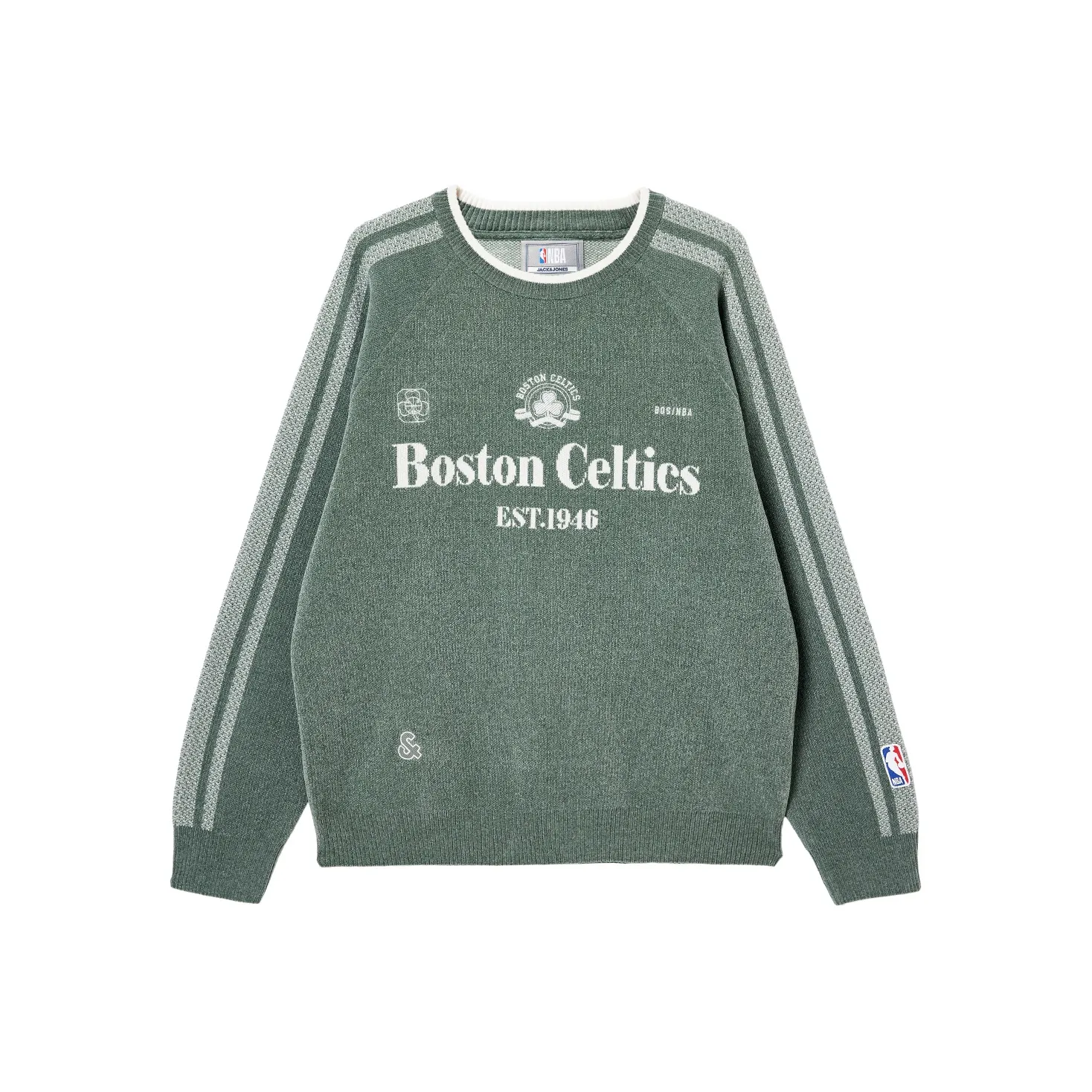 JACK JONES· Джек JONES NBA Co Бренд Осенний и Зимний Свитер Трикотаж Мужской