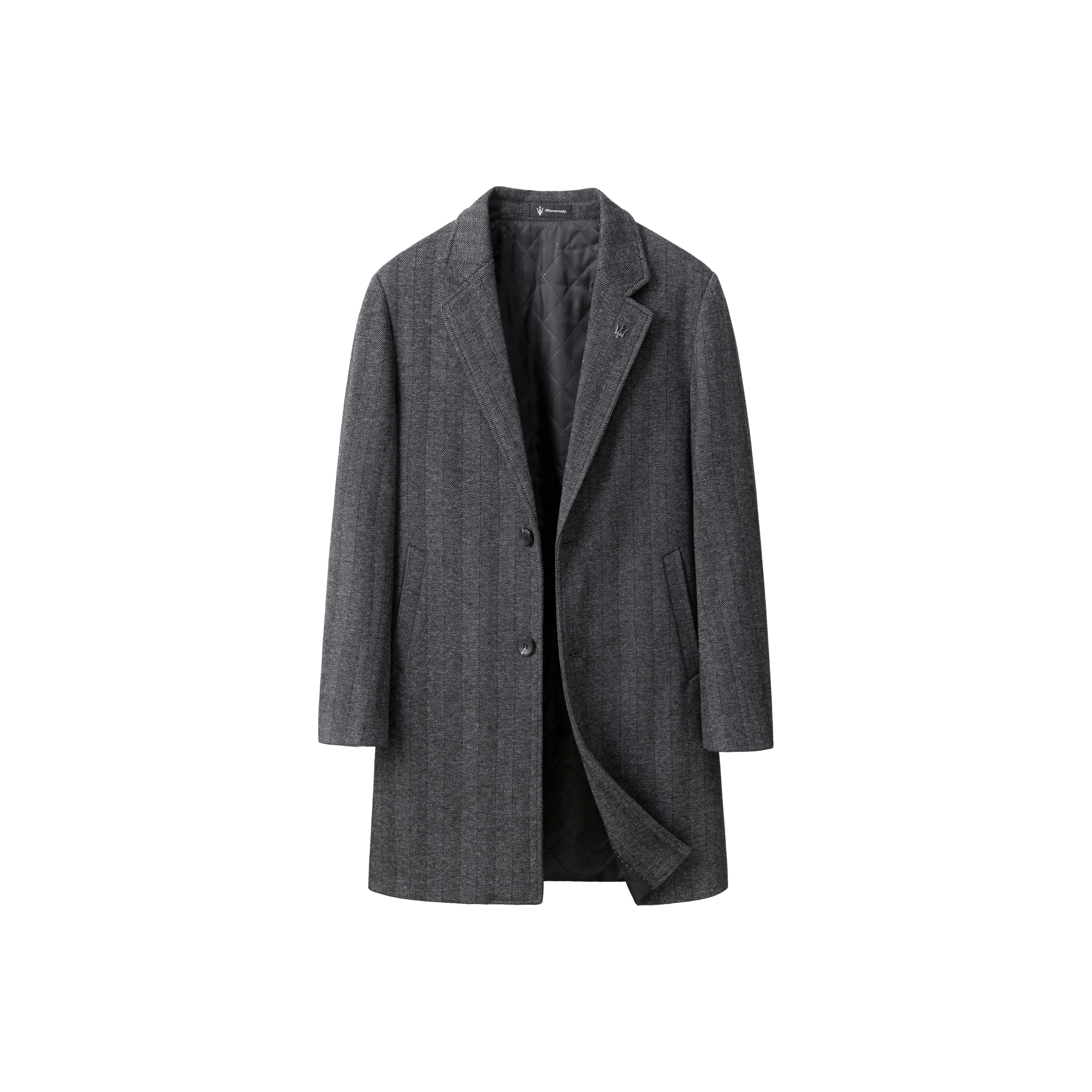 Maserati Classic Gold Серый Мужское Пальто