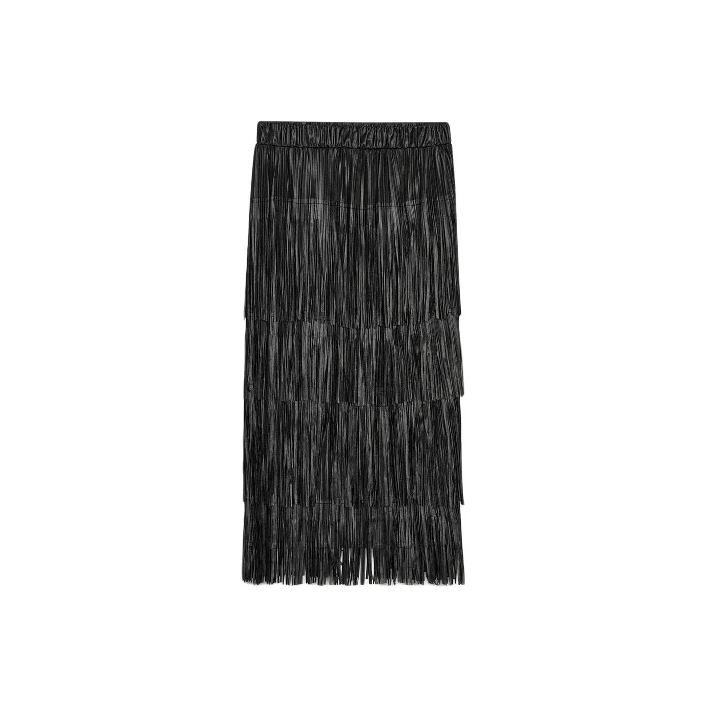 ZARA Черные Женские Повседневные Длинные Юбки