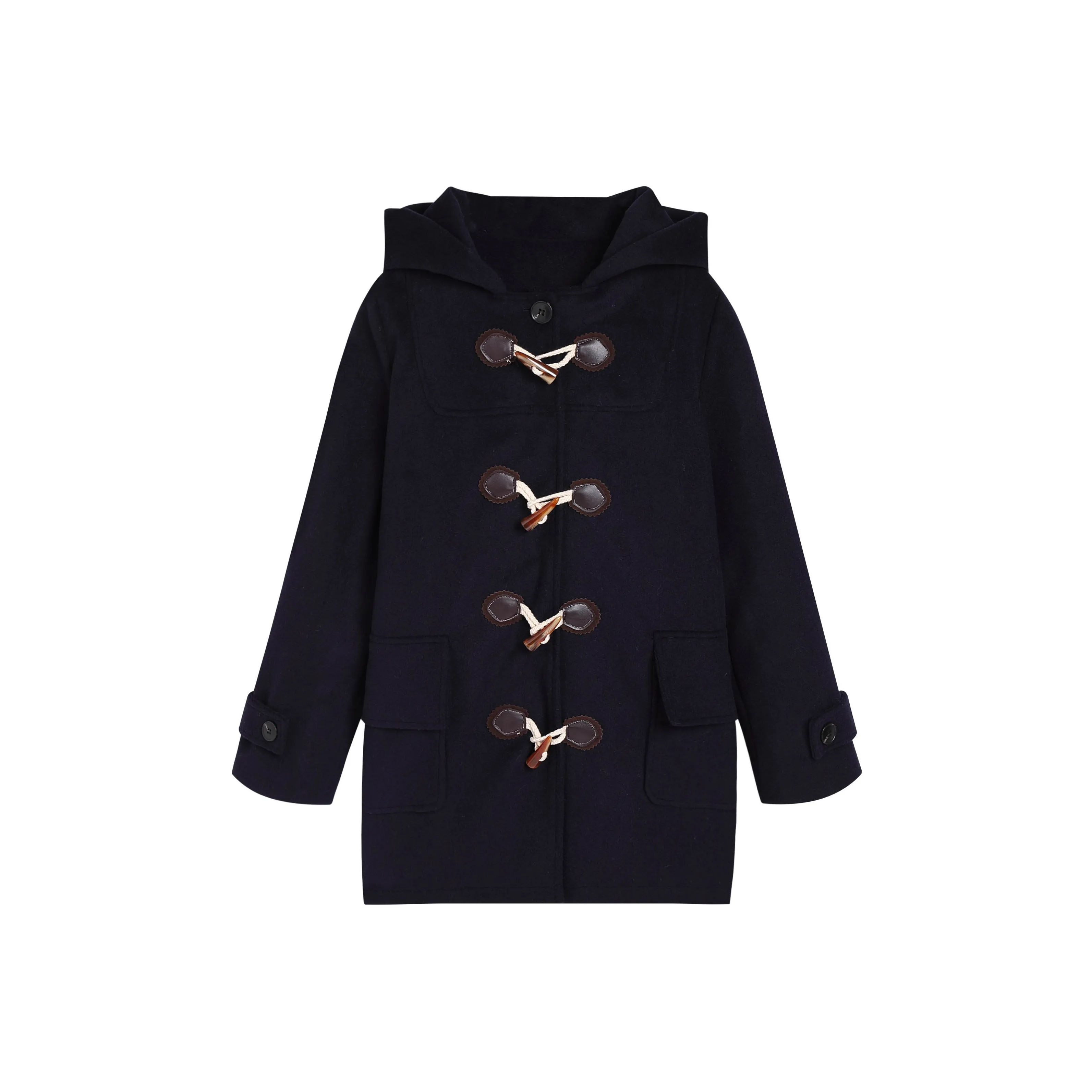 Ice Cream And Whale Пальто Женское Темно-синий