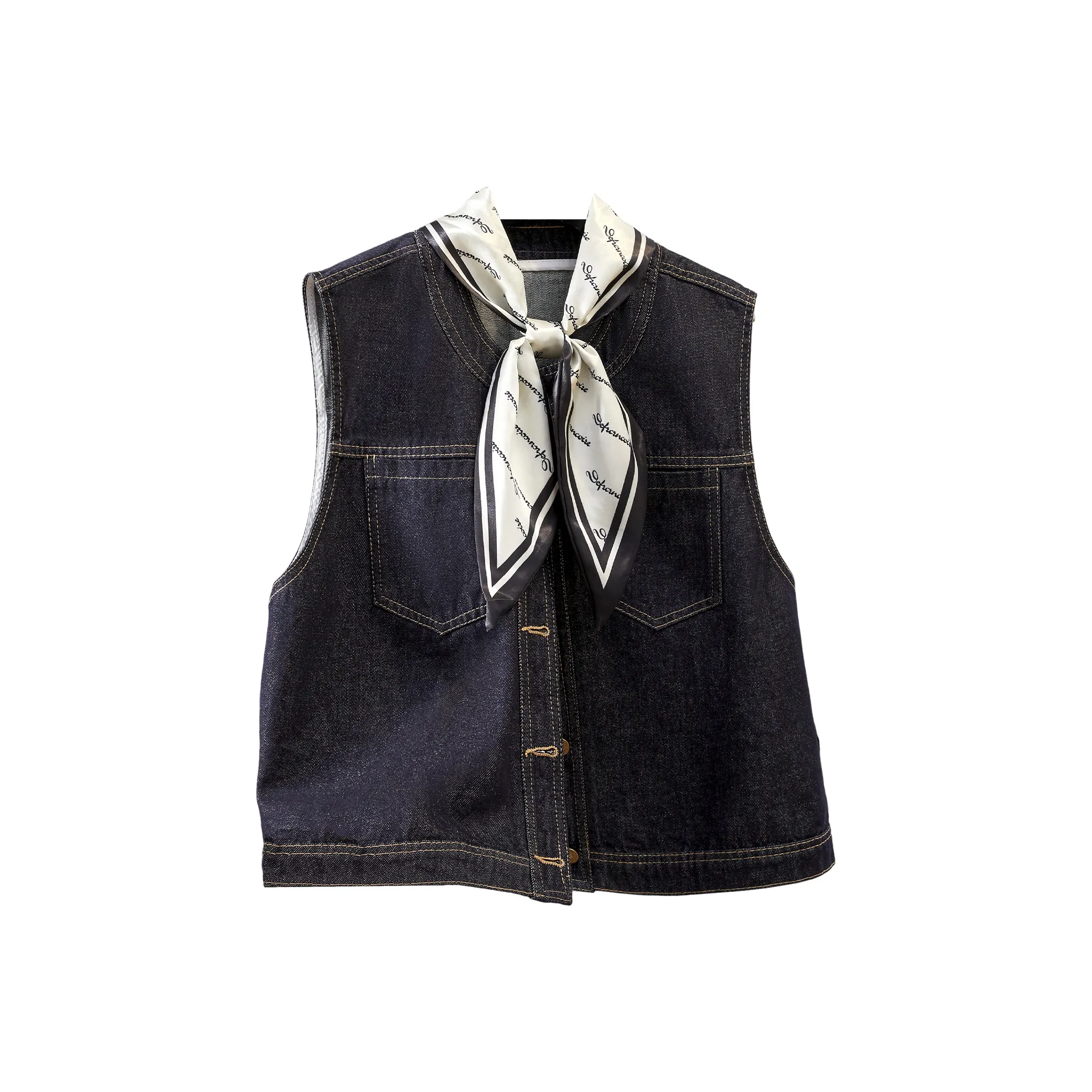 TOUCH Темно-синий Женский жилет