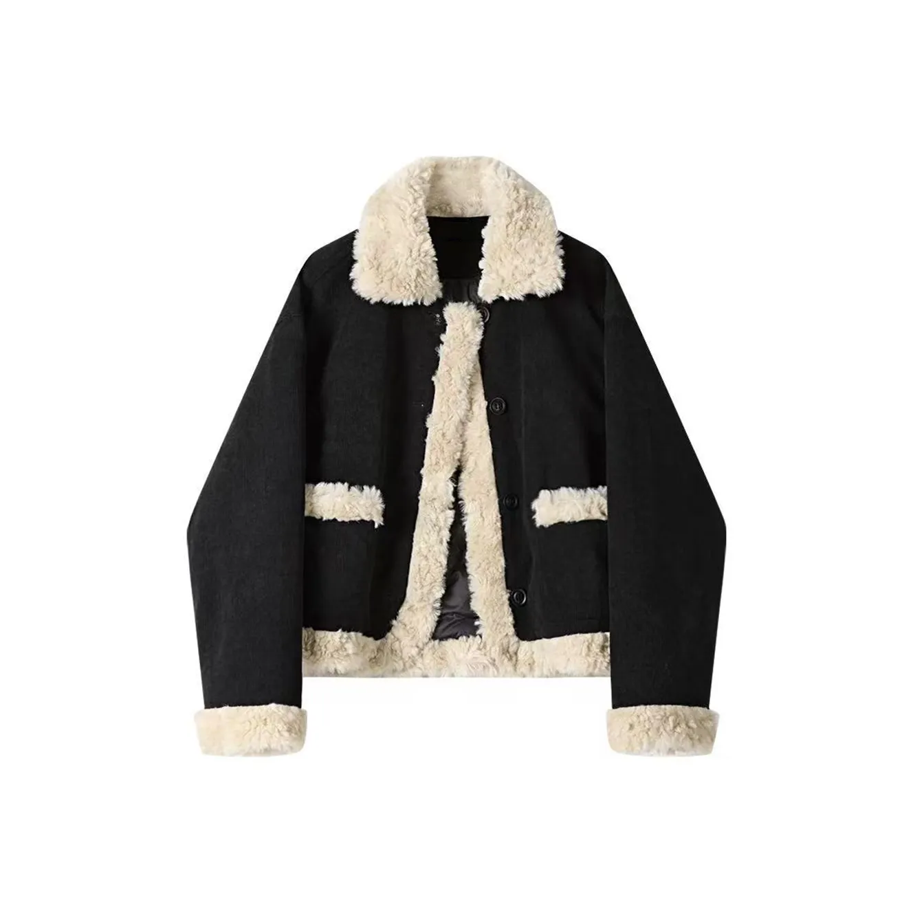 RTTO Черные Женские Бархатные Куртки