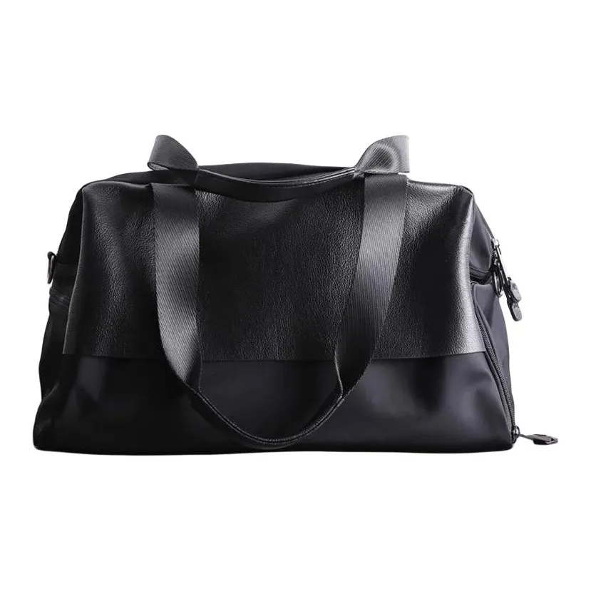 VIHUS Нейлоновая ткань Одно плечо Через плечо Портативная Спортивная сумка Мужская Черная