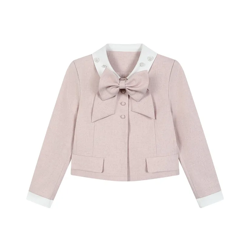 AooRaa Розовое Женское Пальто