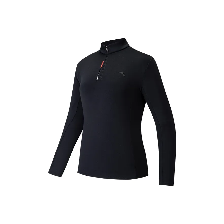 ANTA Поло Женское Базовое Черное