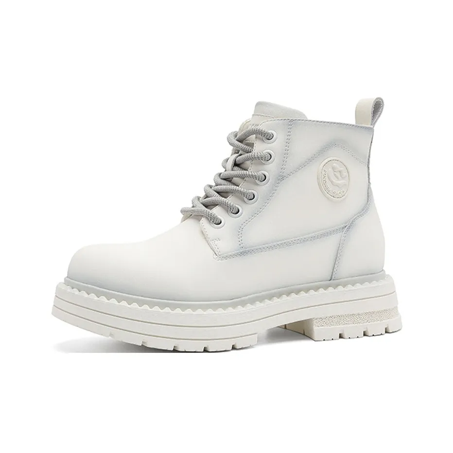 MADALLO Martin Boots White Unisex