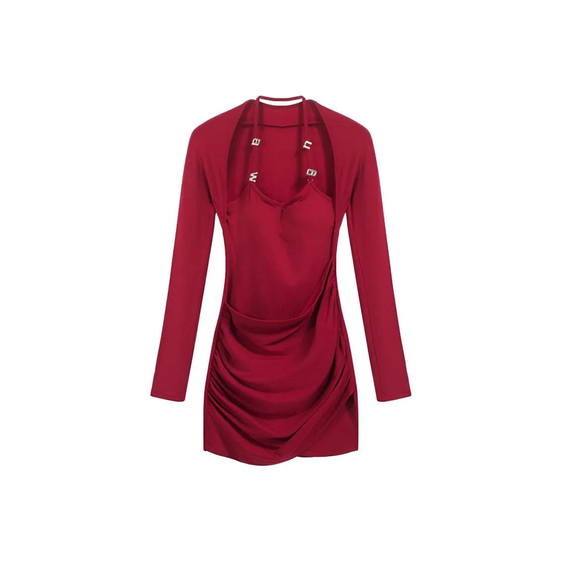 Local Gal Длинное платье с длинными рукавами женское