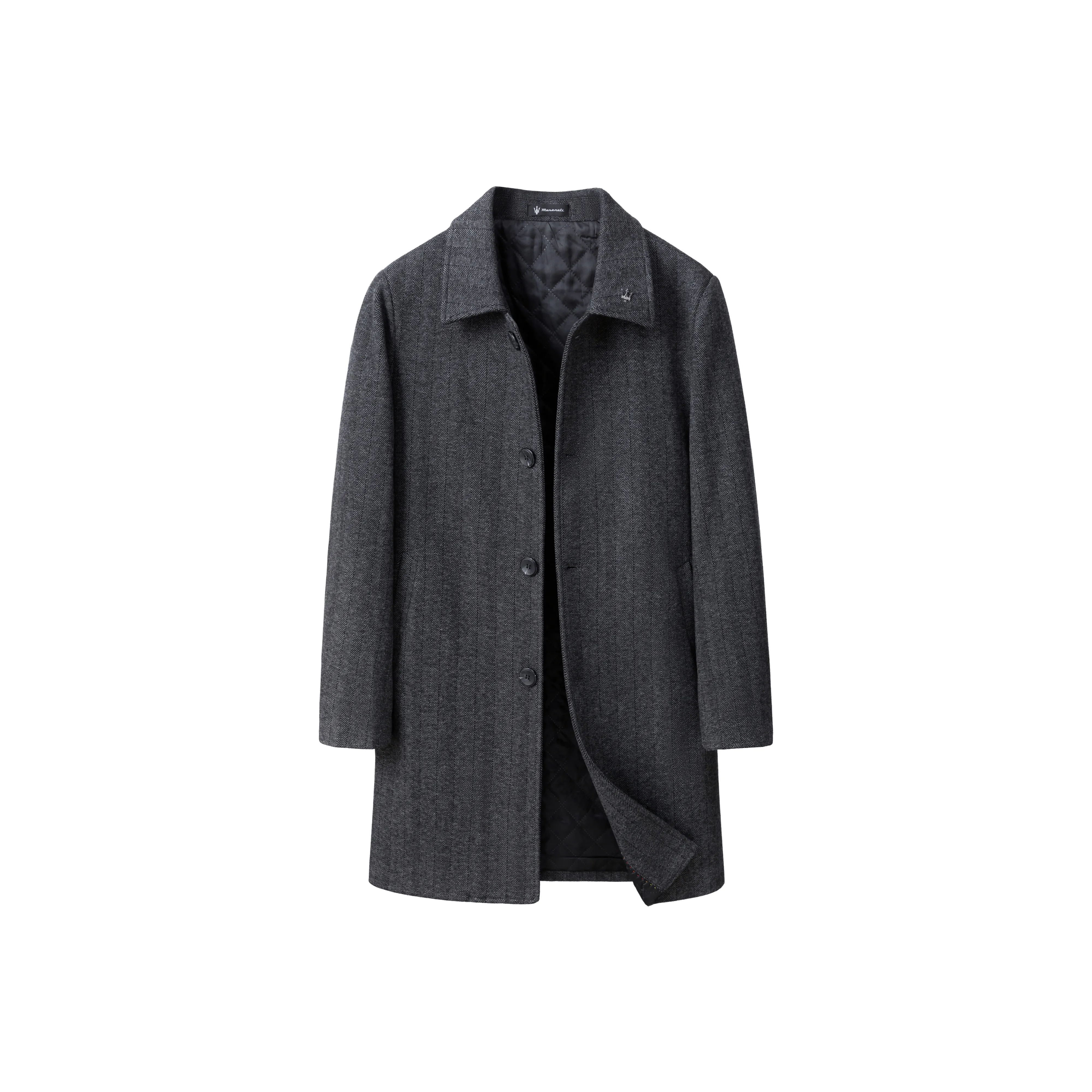 Maserati Classic Gold Серый Мужское Пальто