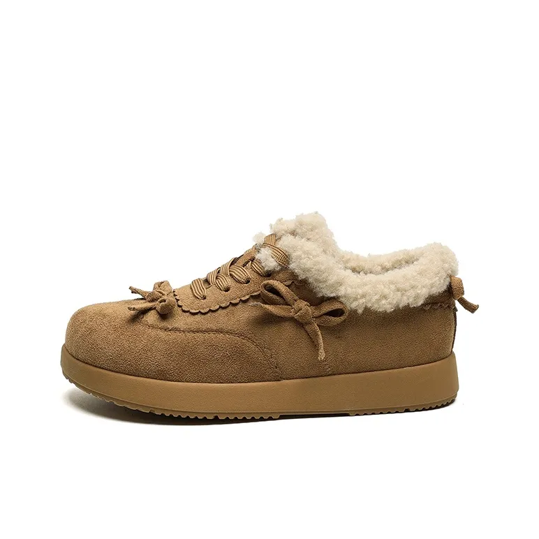 JOSINY Хлопок Обувь Низкий Топ Верблюжий цвет Женский