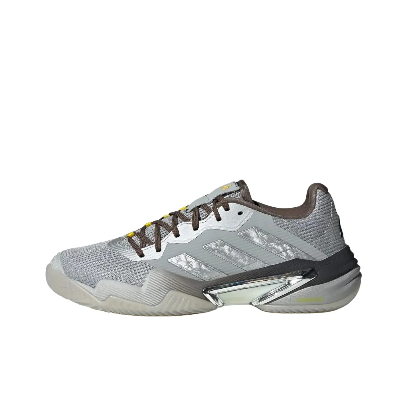 Brain Dead x Adidas Barricade 13 противоскользящие устойчивые к истиранию низкие теннисные кроссовки унисекс серебристо-серый