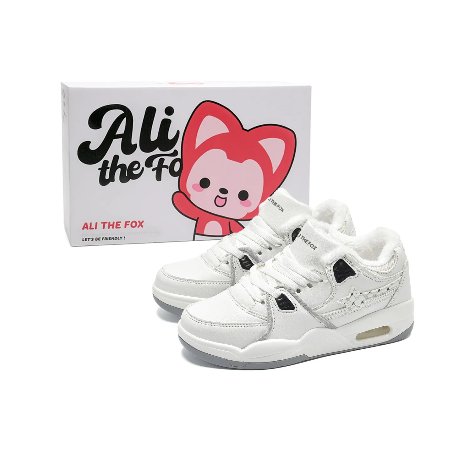 Али Тх Фокс Термостойкие Slip-Resistant Низкие Кроссовки для Скейтбординга Унисекс