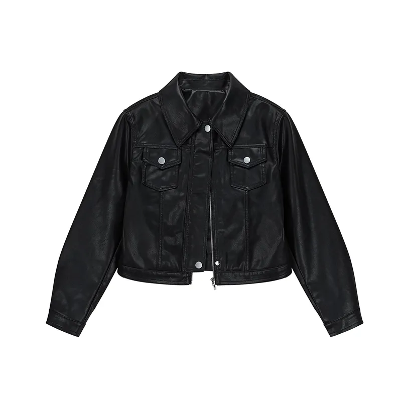 Комбо Женские Кожаные Куртки