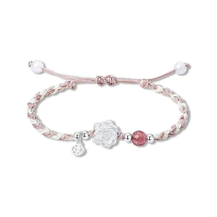 ROGA 999 Fine Серебряный Браслет Шнурки Унисекс