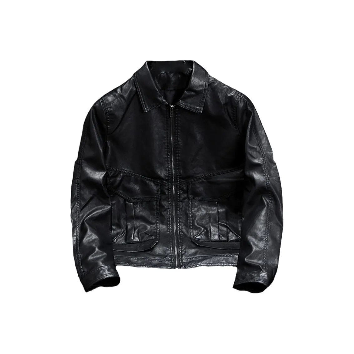 JIUDIIMAN Мужские кожаные куртки