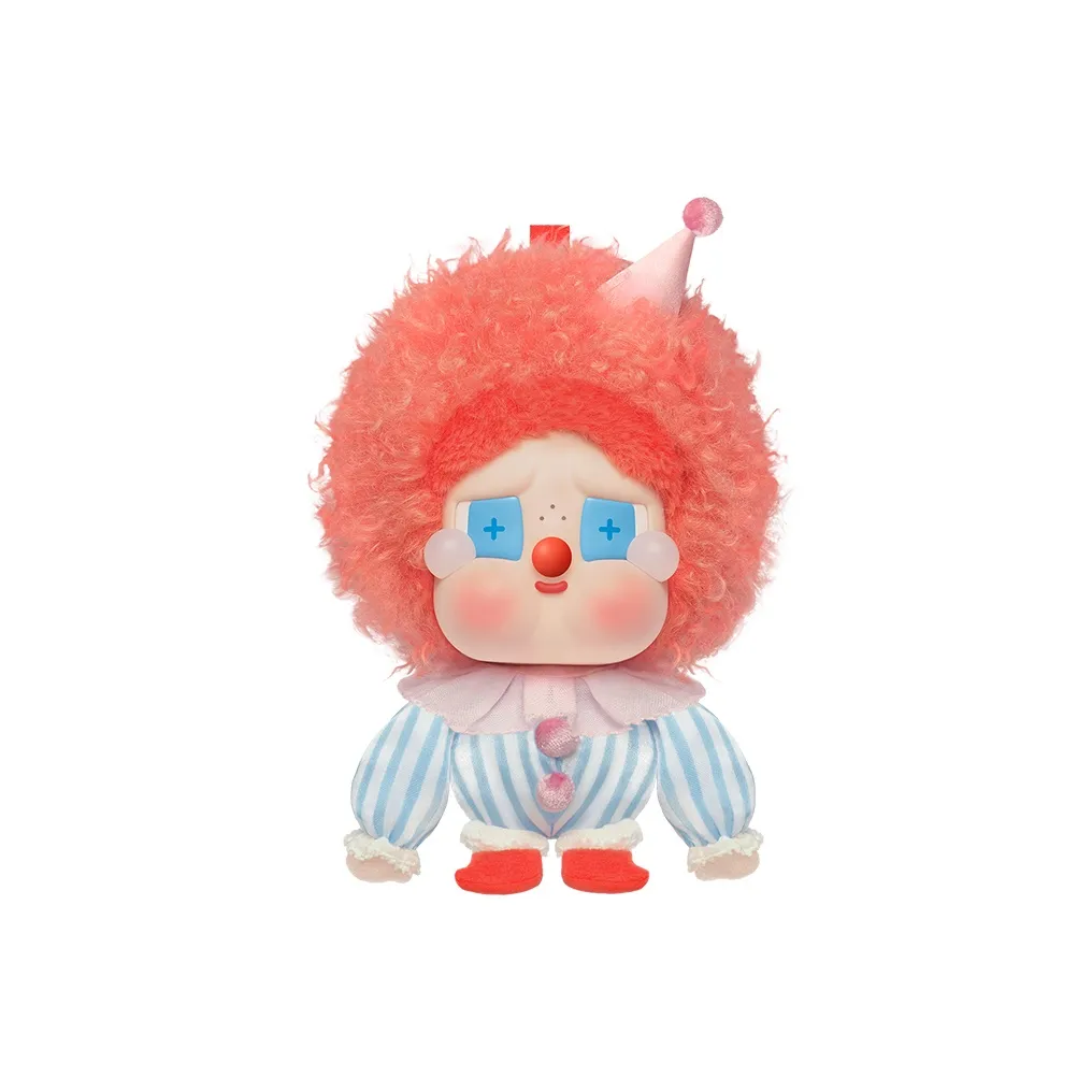 POP MART WHY SO SERIOUS CRYBABY Винил Плюшевый Прозрачный Слепой Бокс с Карточкой