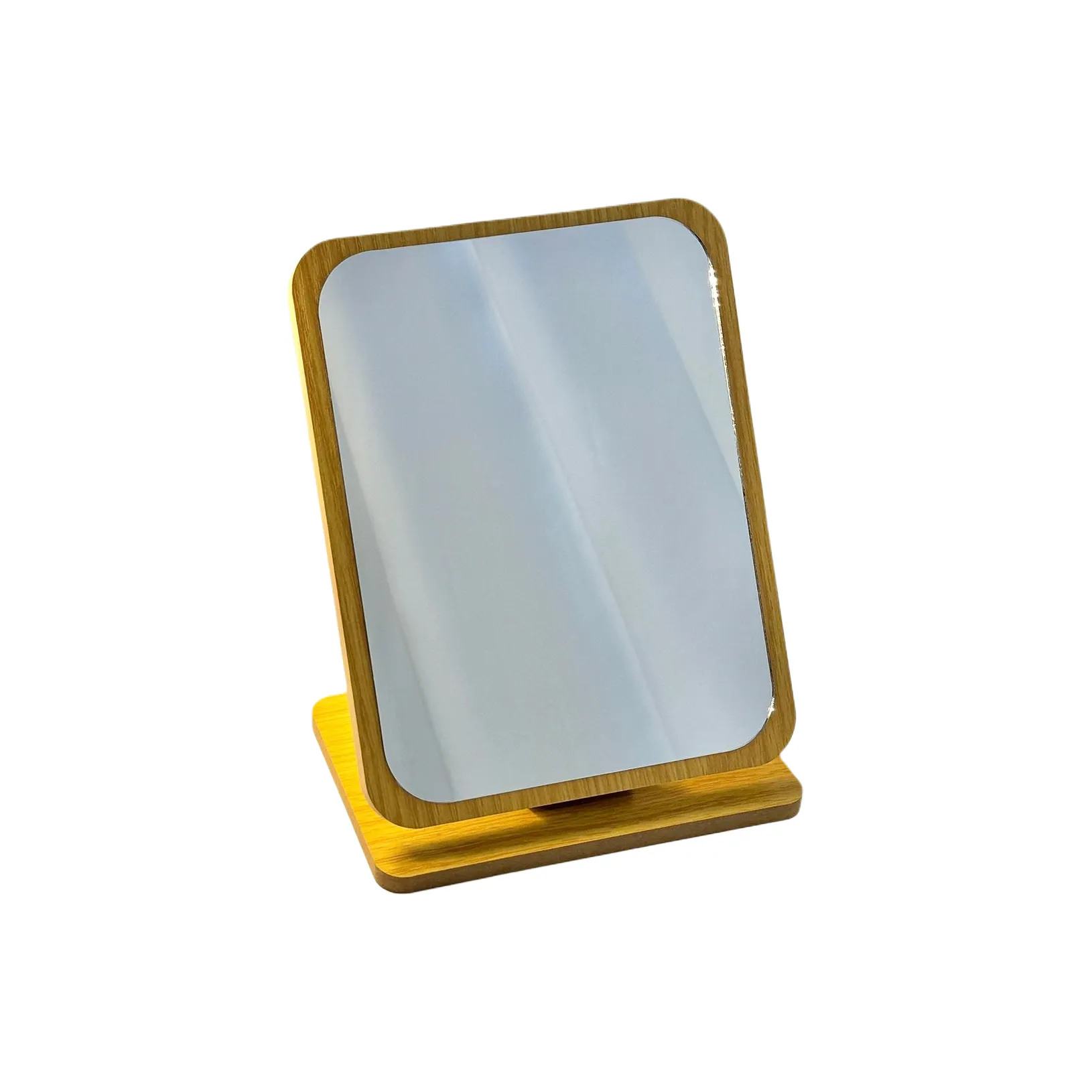 OMGD New Arrival HD Minimalist Style Large Desktop Makeup Mirror Wooden Foldable Portable Makeup Vanity Tables ОМГД Новый Приход HD Минималистский стиль Большой Настольный Зеркало для Макияжа Деревянный Складной Портативный Макияж Зеркальные Тумбочки