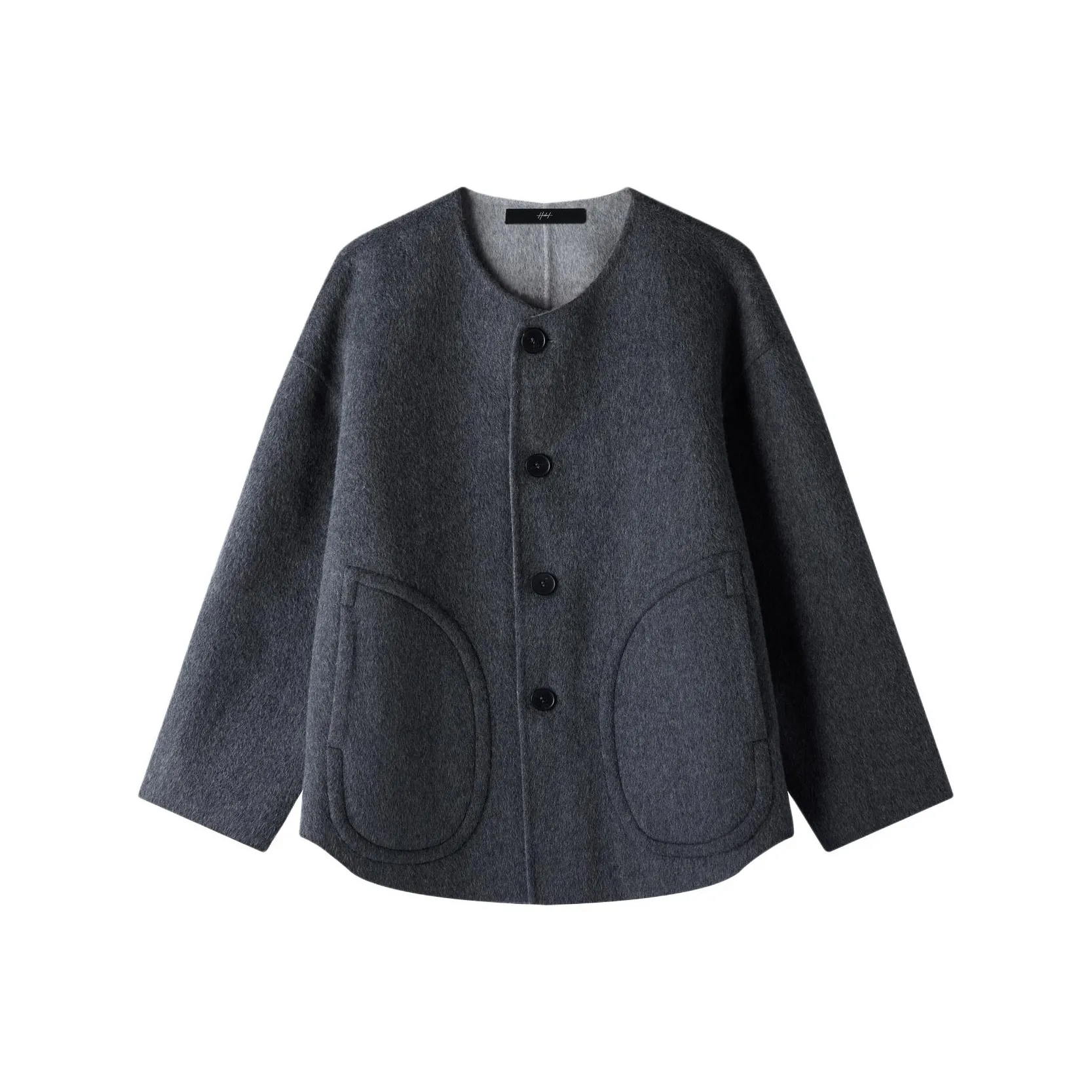 HERBEL Серый Мужское Пальто