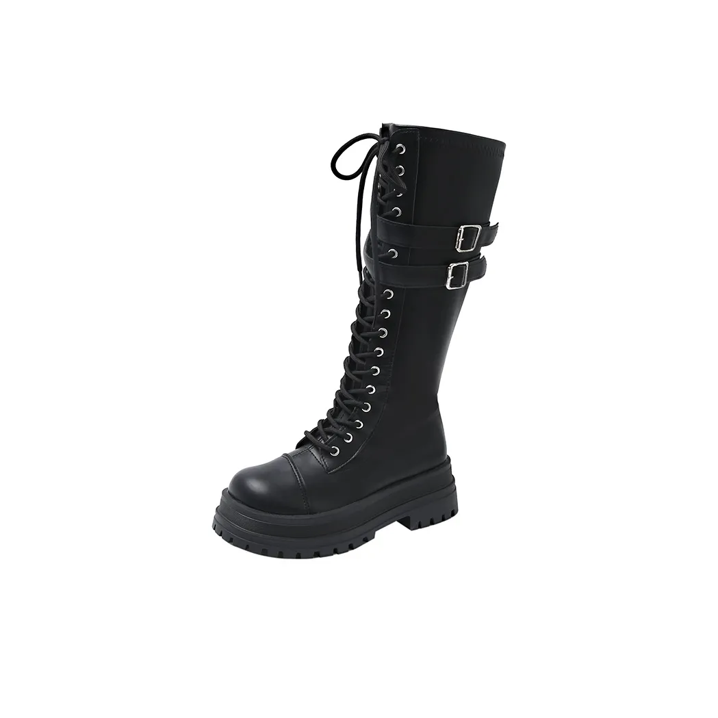 Puppytown Женские сапоги на высоком каблуке