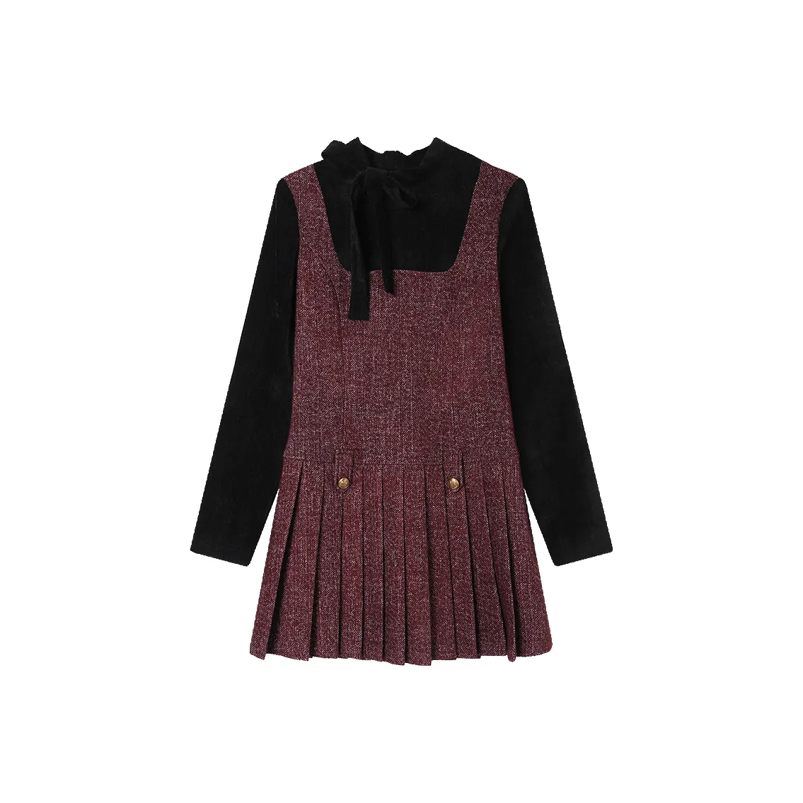 LOUISY AO Длинное платье с длинными рукавами женское