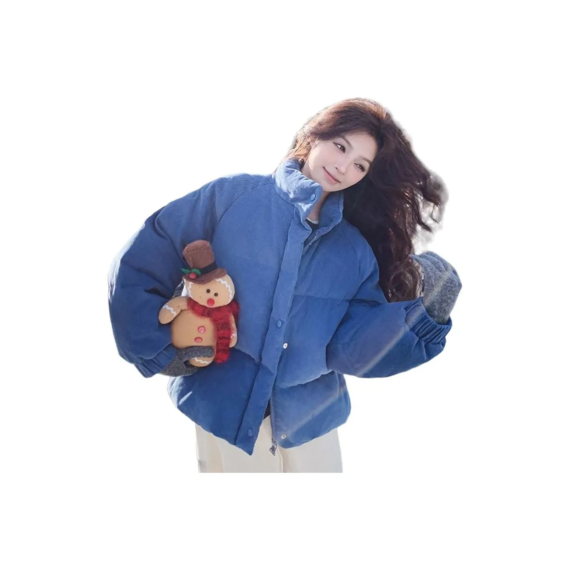 VINMUK Синий Женские пуховики