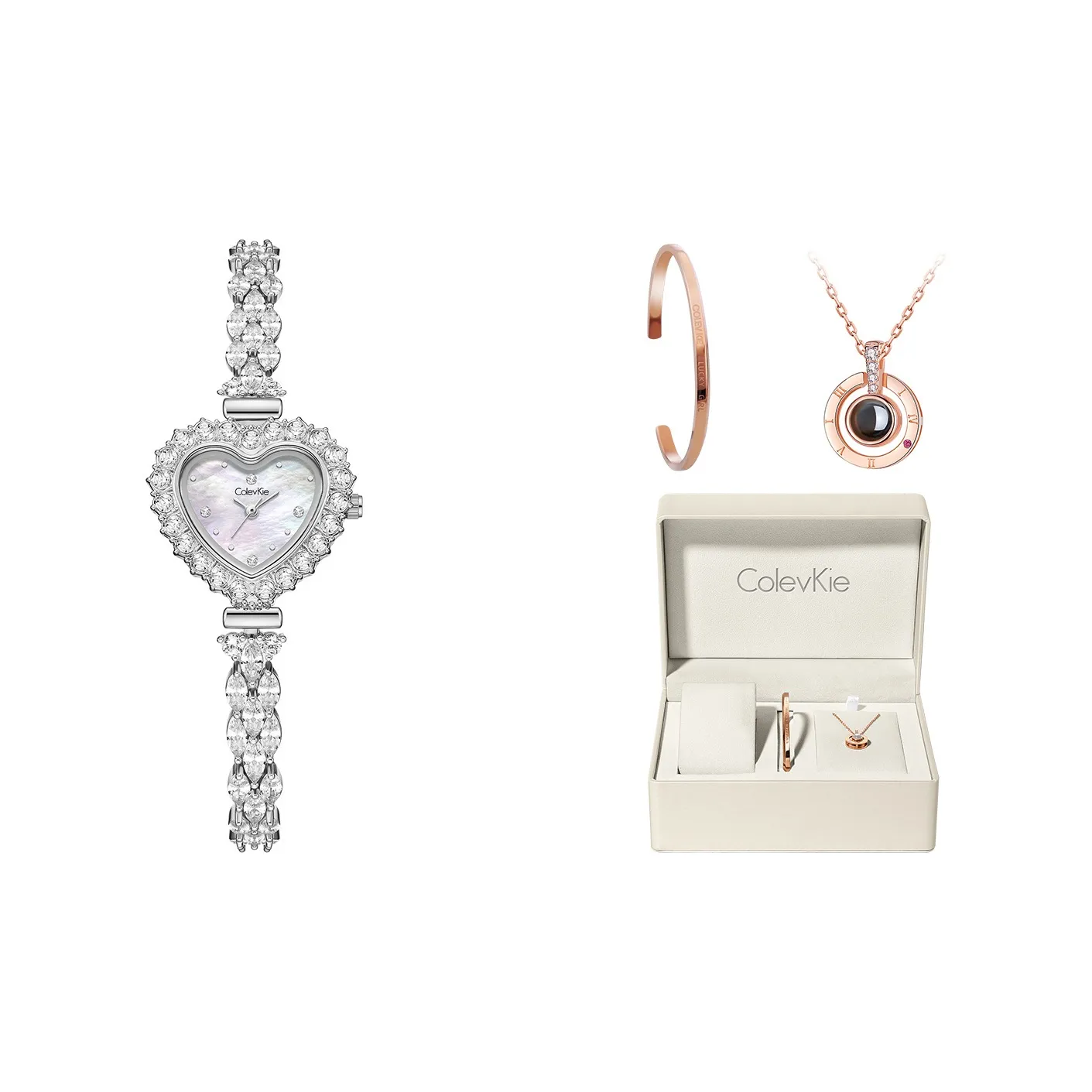 ColevKie Кварцевый механизм Стальной ремешок Часы Женские Жемчужная раковина Циферблат