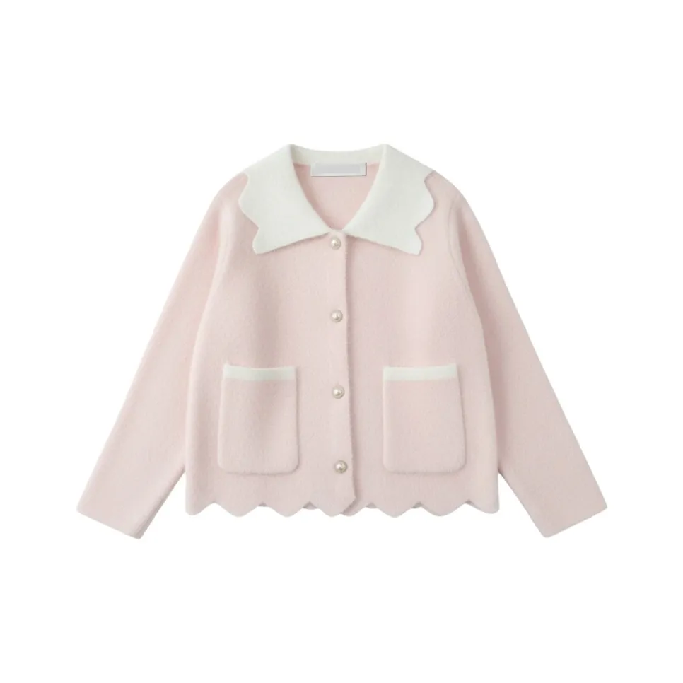 Incolore Velvet Feel Coat Women's