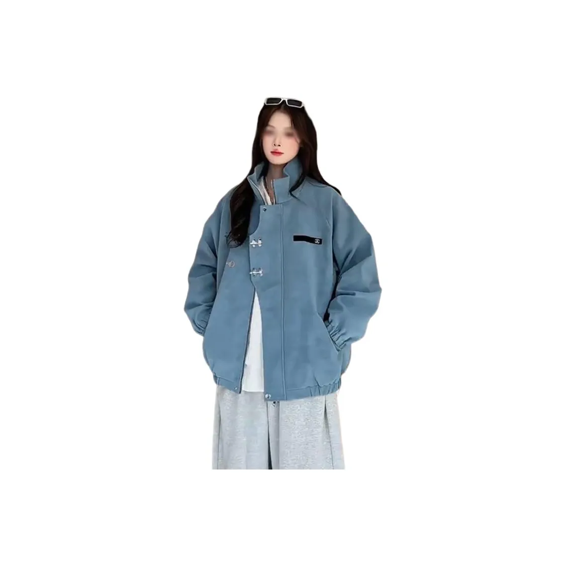 DANJUE Синий Унисекс Куртки