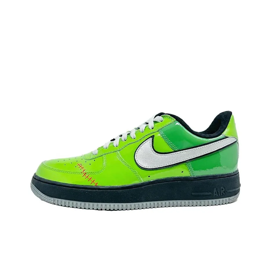 Nike Air Force 1 Skateboard Shoes Men Low Top Mung Bean/Black