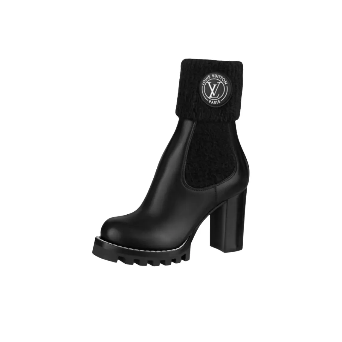 LOUIS VUITTON Chelsea Boots Women's Black
